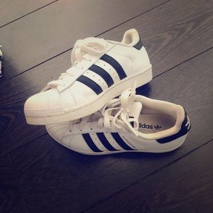 Adidas canvas shoes!